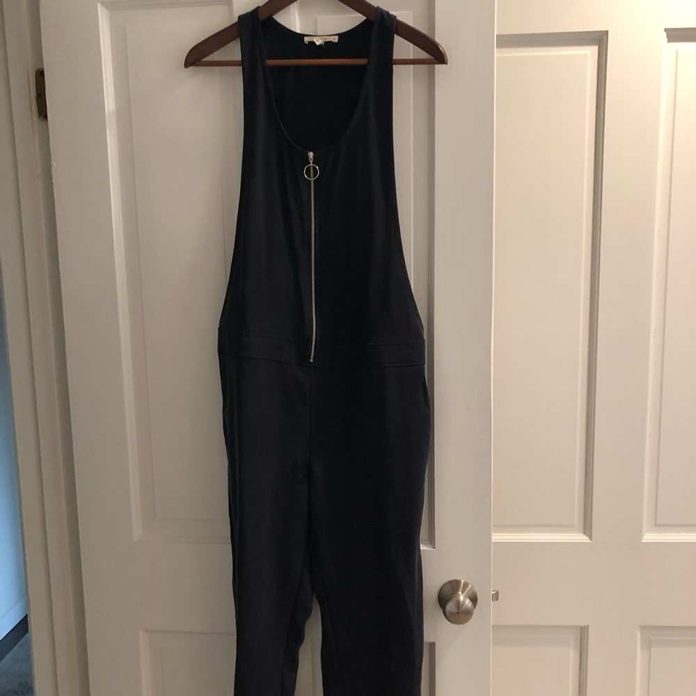 Black (medium) jumpsuit with zipper front